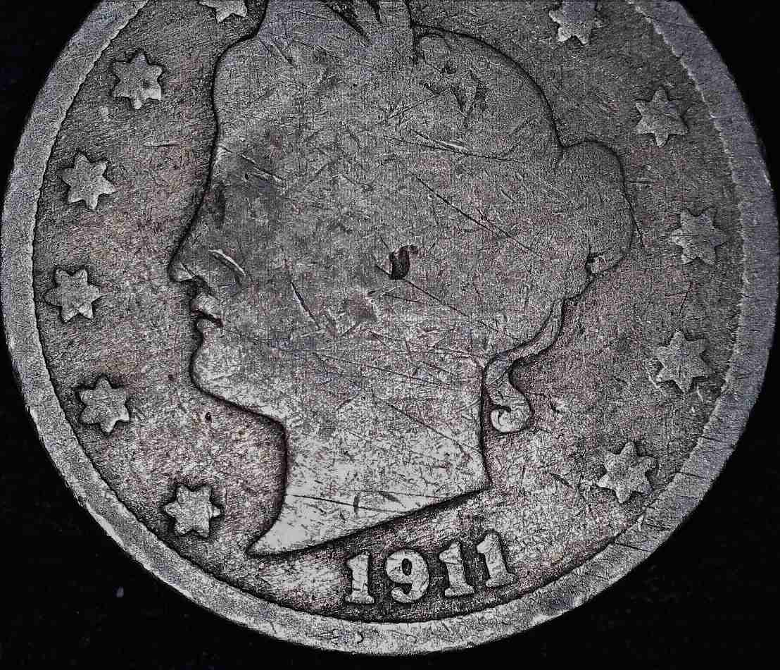 1911-Shield-Nickel-Struck-Multiple-Times